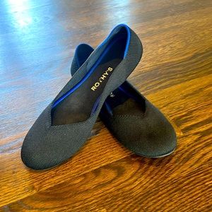 Rothy’s Round Toe Flat Black Size 8.5